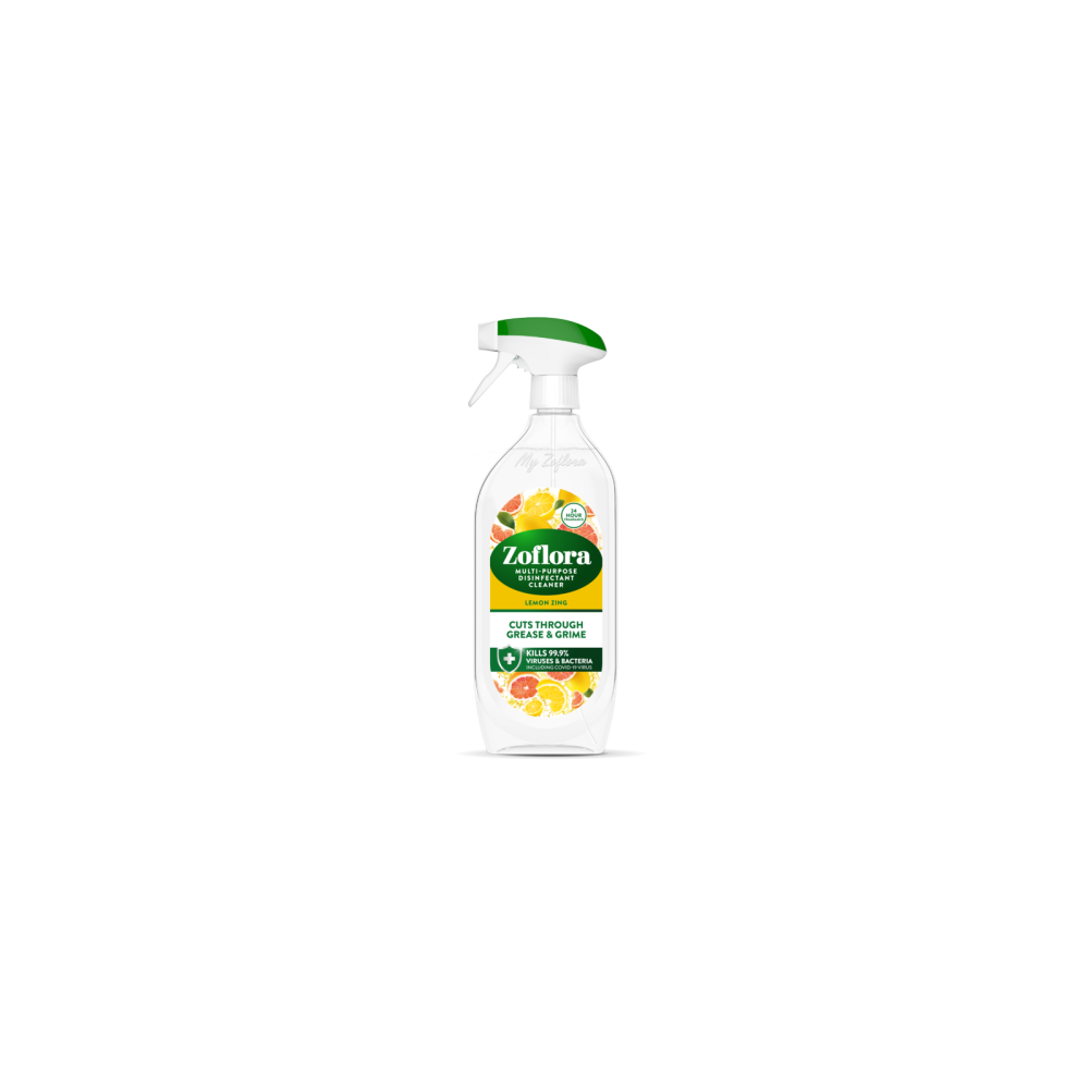 Zoflora Multi Purpose Disinfectant Cleaner 800ml Lemon Zing