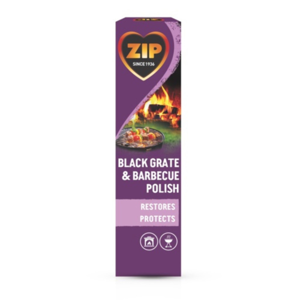 Zip Traditional Grate Polish Black 75g