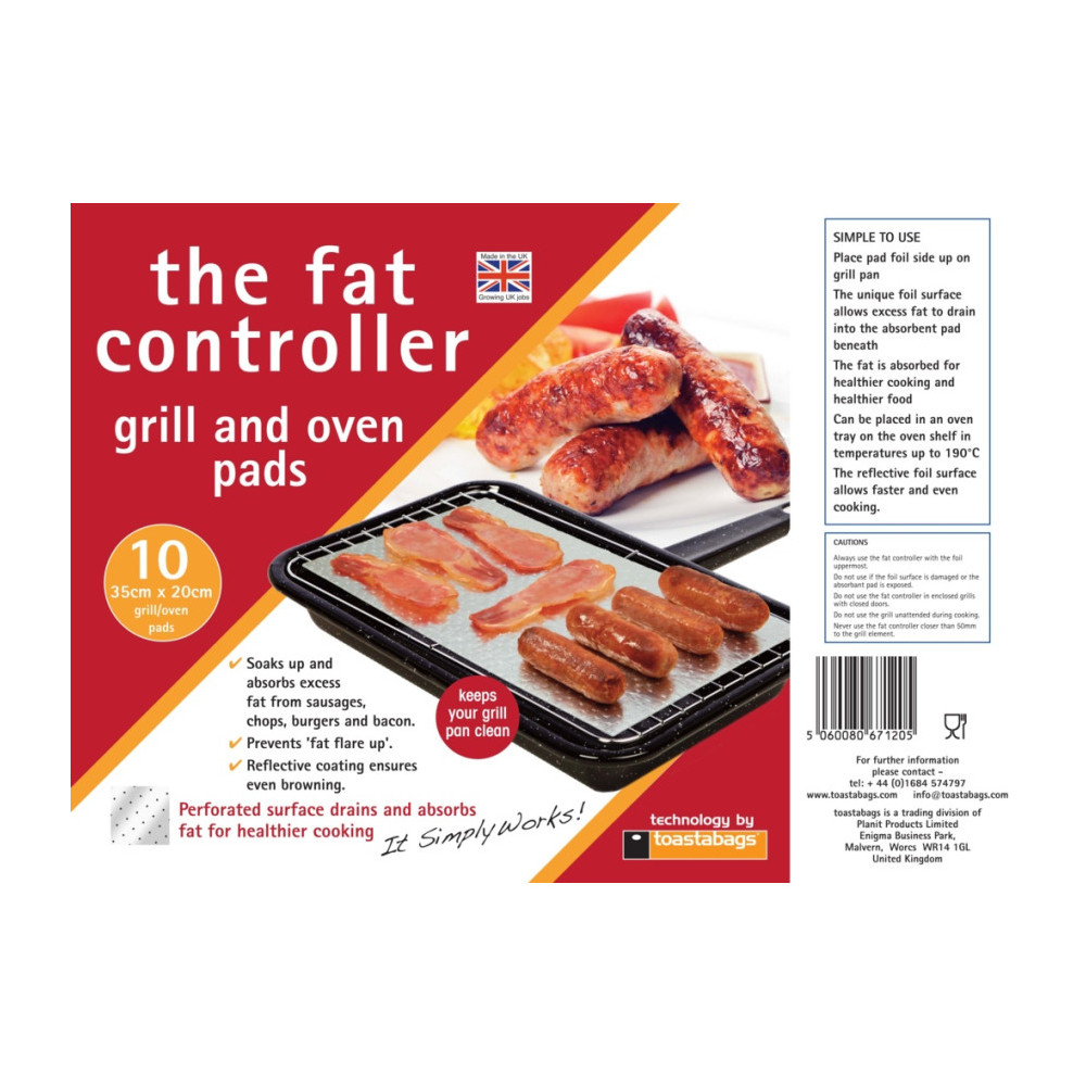 Toastabags Fat Controller 10 Pack