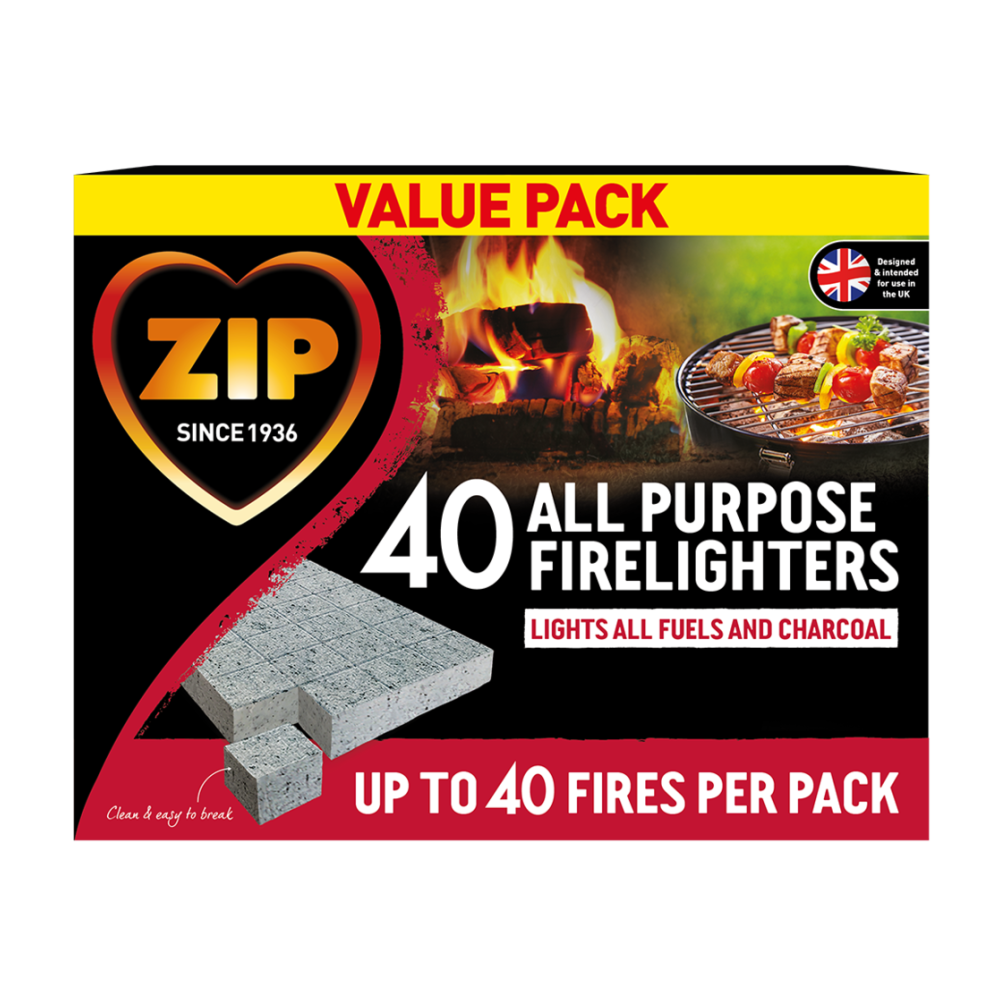 Zip Firelighters Value Pack 40