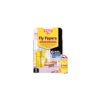Zero In Fly Papers 8 Pack
