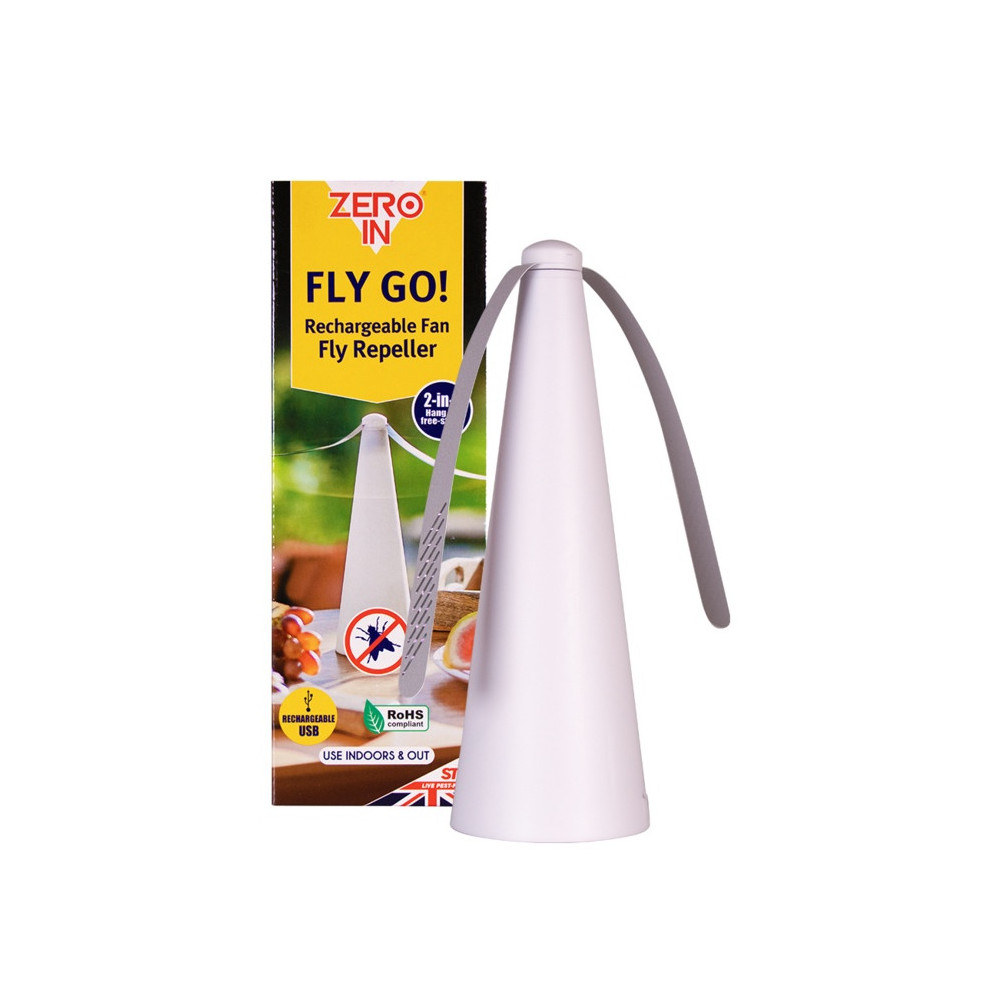 Zero In Fly Go Repeller USB Rechargeable Fan